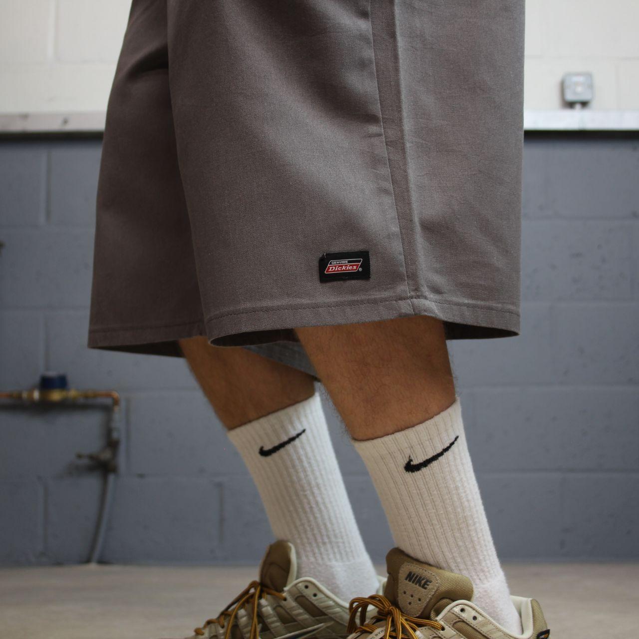Dickies baggy shorts chino carpenter grey Twill chino skater style shorts loose cargo