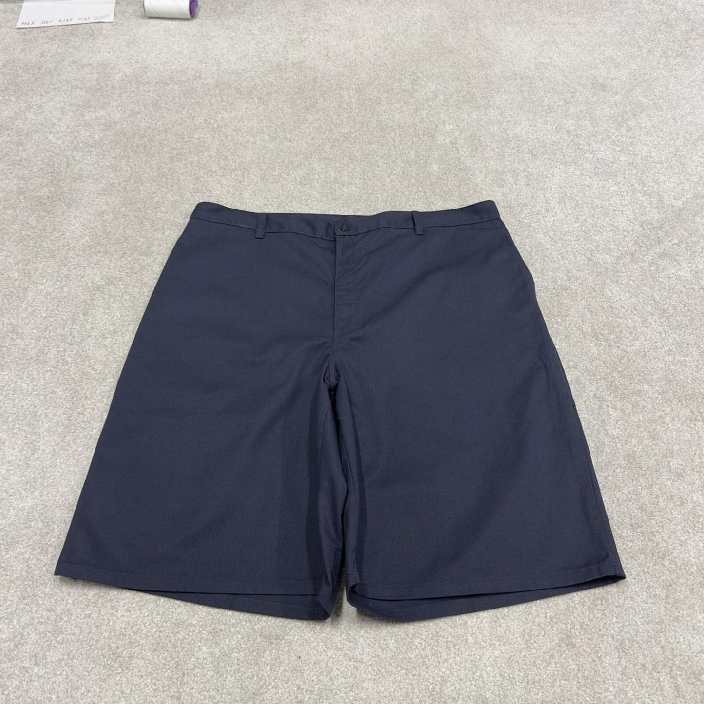 Dickies wide baggy shorts carpenter navy Twill chino skater style shorts wide loose leg