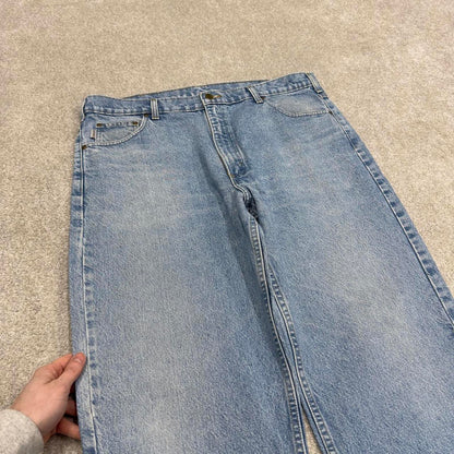 Y2K vintage Carhartt denim jeans blue Loose straight leg denim skate style workwear pants