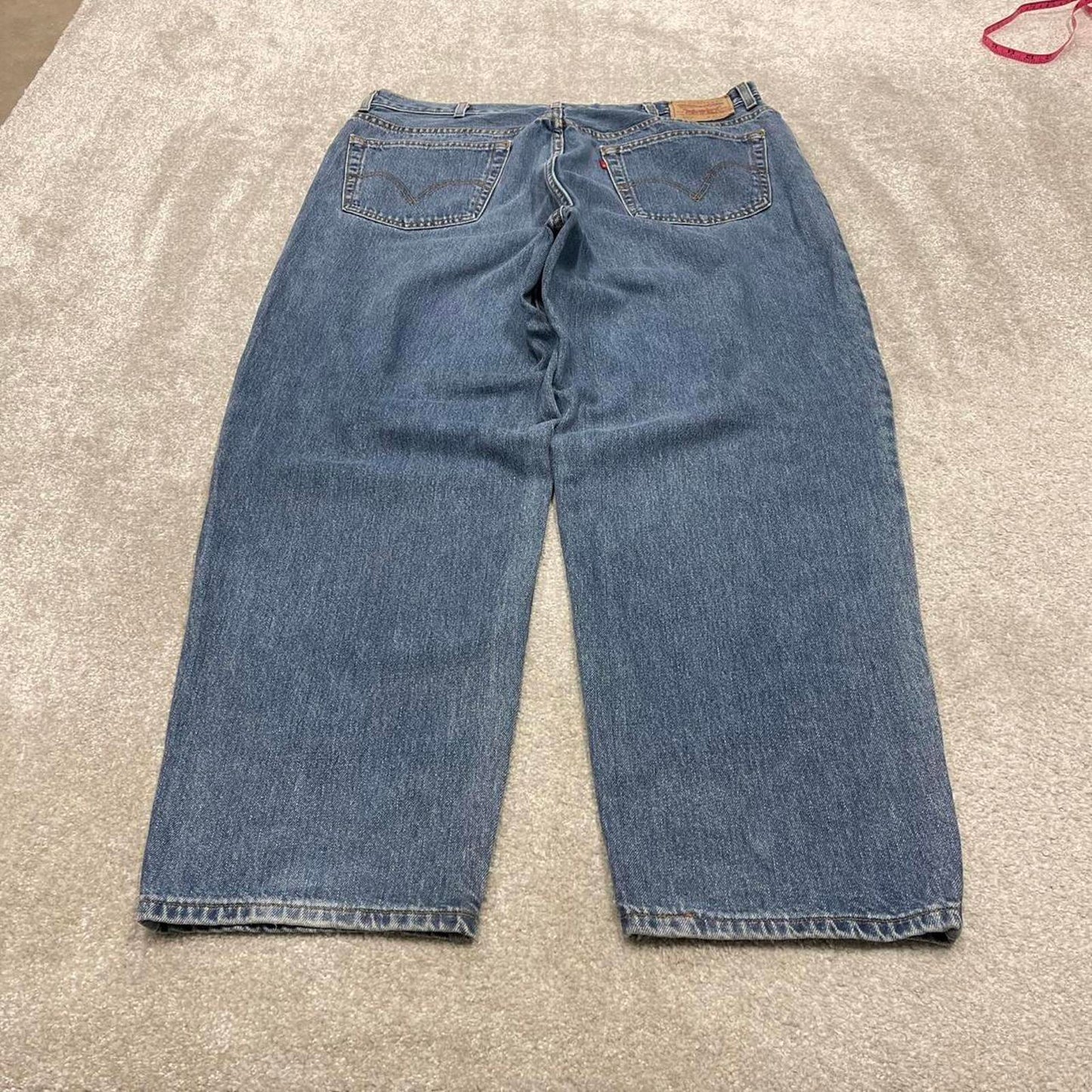 Baggy Levis 560 jeans y2k 90s style W40L30 red tab logo 5 pocket denim pants skater comfort fit
