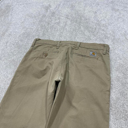 Y2K Carhartt WIP pants beige Straight leg Sid Pant skate / work pants