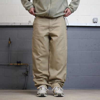 Y2k baggy chino work pants beige Loose skate style trousers Red Kap workwear