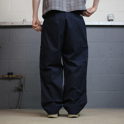 Dickies baggy cargo pants W34L30 navy Chino style utility skate work trousers