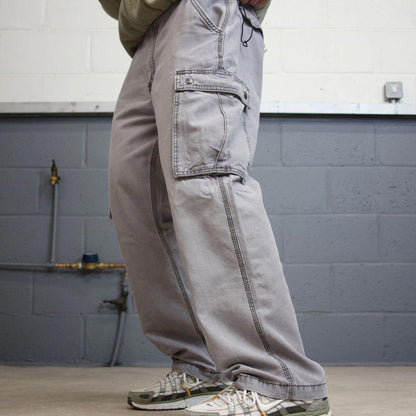 00s Carhartt cargo pants grey W38L30 90s skater style workwear cargos relaxed