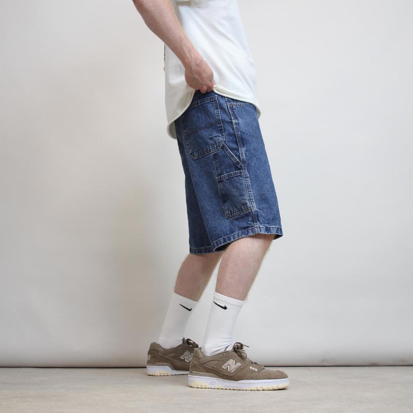 Mens baggy Wrangler carpenter jorts W34