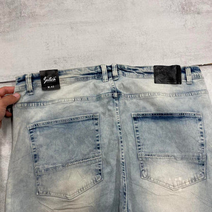 Blue Switch denim shorts W42