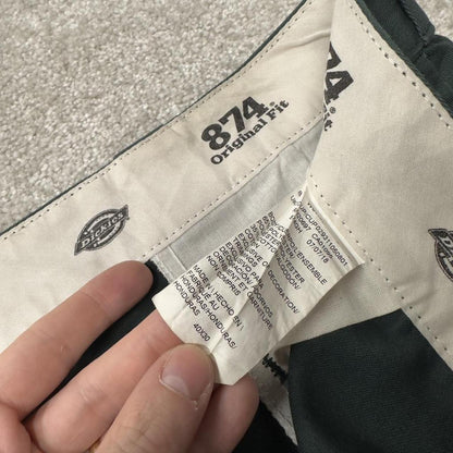 Dickies 874 chino shorts green Chino skater / surf shorts original fit festival
