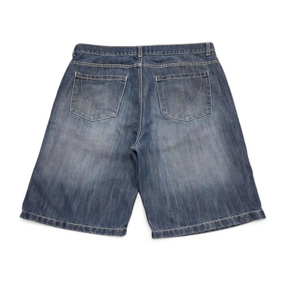 Mens baggy denim shorts W36