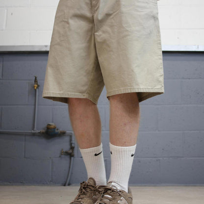 Baggy Beige Dickies carpenter shorts W36