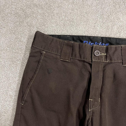 Dickies cargo pants relaxed y2k brown Comfy chino style skate work trousers