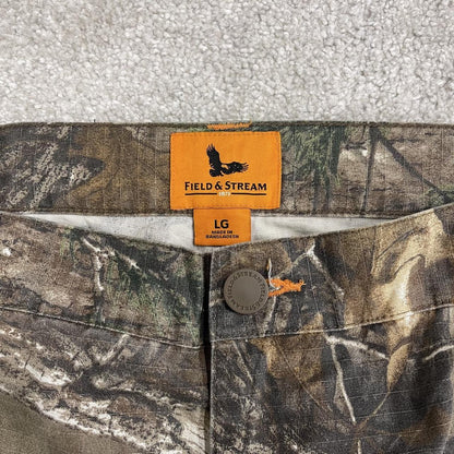 Realtree camo cargo pants Y2K khaki Field & Stream loose fit camouflage pattern