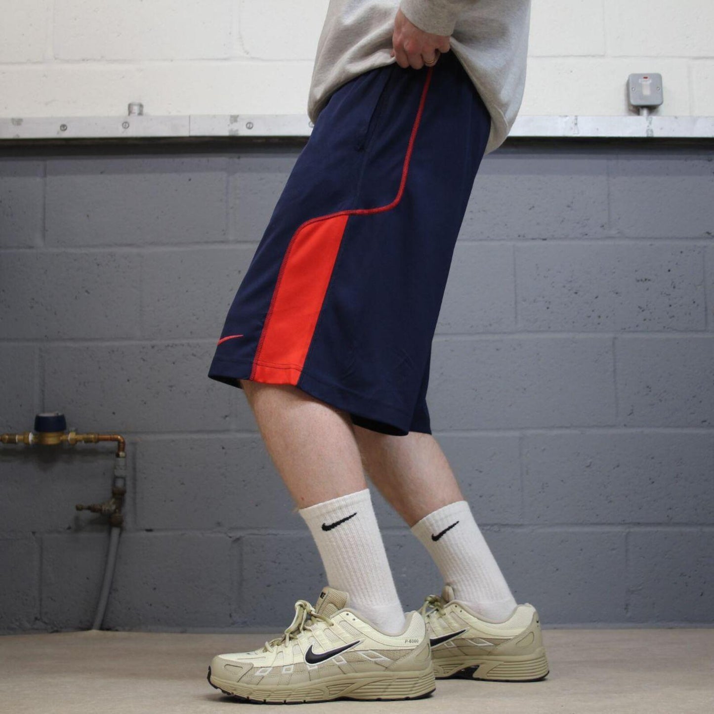 Nike sports shorts y2k loose Arizona navy Casual style comfy loose floaty summer gym shorts