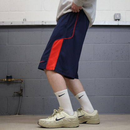Nike sports shorts y2k loose Arizona navy Casual style comfy loose floaty summer gym shorts