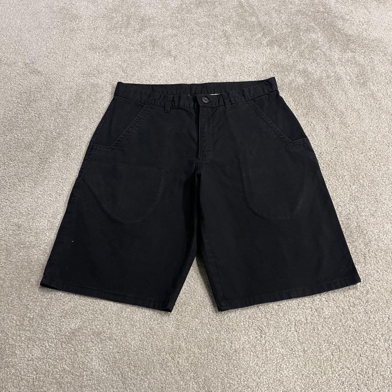 Dickies carpenter chino shorts y2k black Loose fit cargo workwear summer shorts