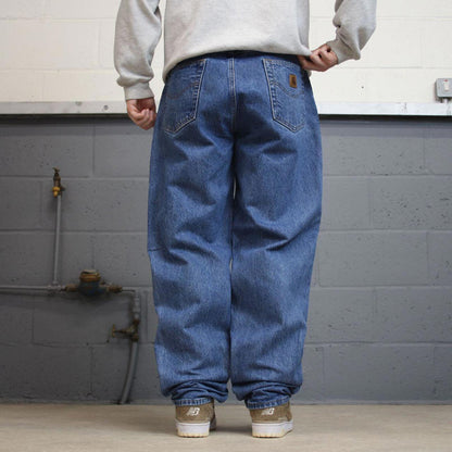 Blue Denim Carhartt jeans W36L34 90s style skater loose 5 pocket jeans