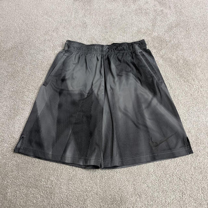 Nike sports shorts y2k Dri-Fit grey Patterned loose floaty summer gym shorts