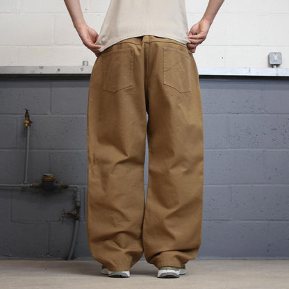 Baggy Duluth Trading jeans W44L30 loose tan denim 90s skater style workwear jeans
