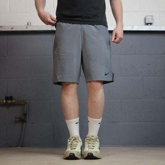 Nike sports shorts y2k loose grey Dri-Fit comfy floaty summer gym shorts