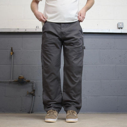 Loose Dickies carpenter jeans W34L31 90s skate style grey canvasy cargos