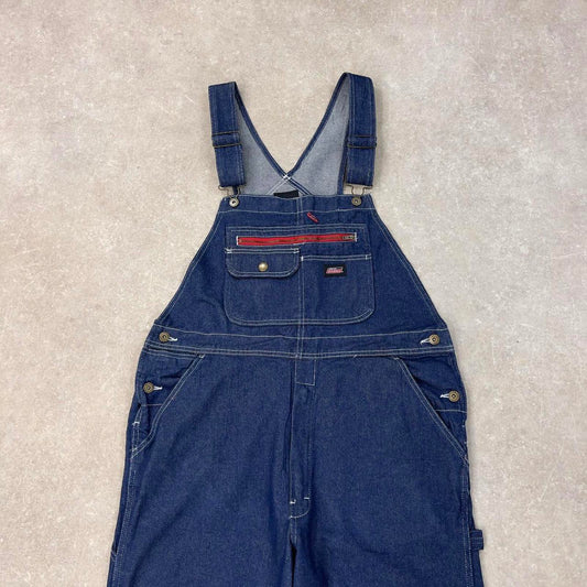 Dickies dungarees W38 L33 USA blue mens denim overalls
