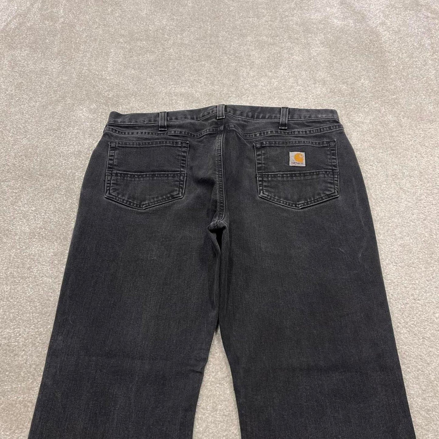 Y2K Carhartt jeans relaxed fit black Relaxed fit denim skate style work pants