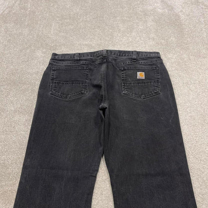Y2K Carhartt jeans relaxed fit black Relaxed fit denim skate style work pants