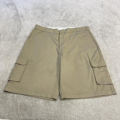 Dickies extra baggy cargo shorts chino khaki Skater / surf style shorts long wide leg festival