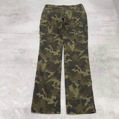 Camo Denver Hayes cargo pants W34L34 green forest camouflage straight y2k style carpenter trousers