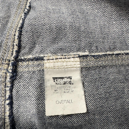 Vintage Levi’s Silvertab dungarees 00s denim overalls blue Patch and embroidered logo