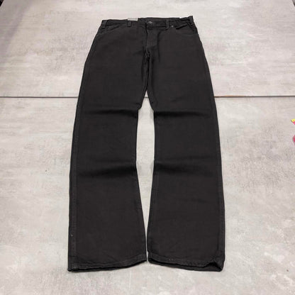 Dickies carpenter jeans W34L34 black 90s American skate style loose thick denim cargos workwear