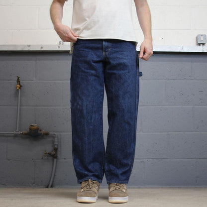 Dickies carpenter jeans W32L30 loose blue denim cargo skater style jeans