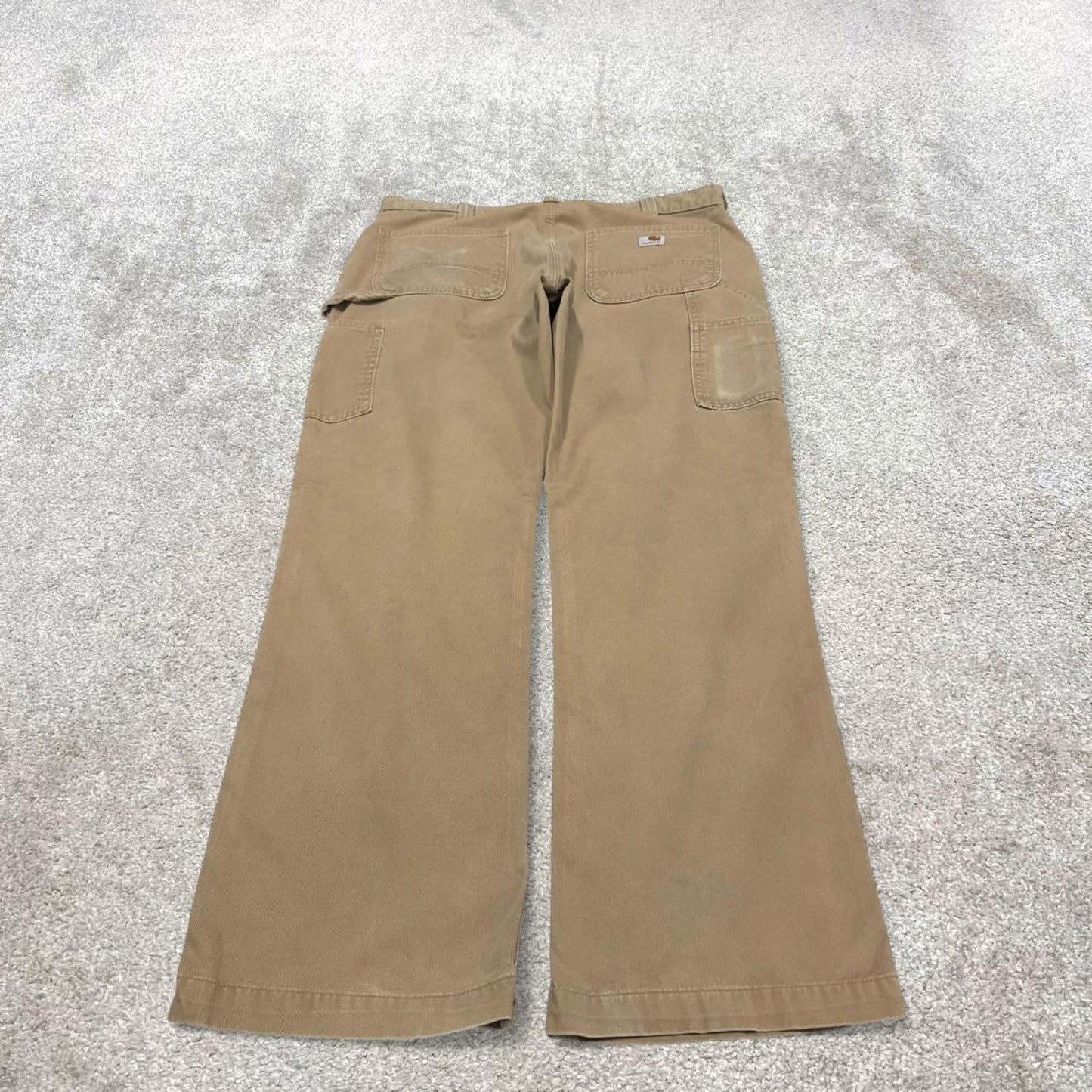 Carhartt carpenter pants W36L32 tan relaxed 90s style cargos