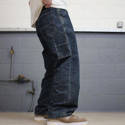 Baggy Lee carpenter jeans W36L30 blue denim skater 90s style carpenters