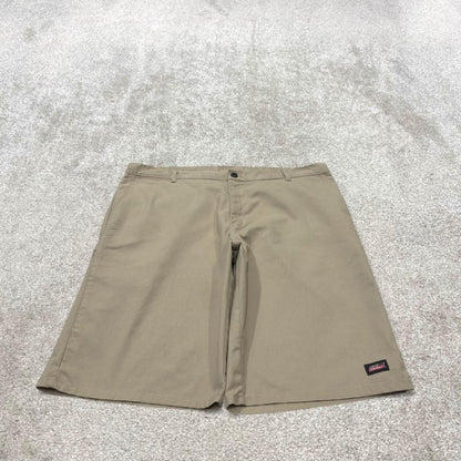 Dickies baggy chino shorts carpenter khaki Surf style skater shorts long wide leg festival