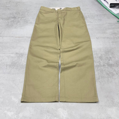 Khaki Dickies 874 Pants loose original fit twill chino style skater pants