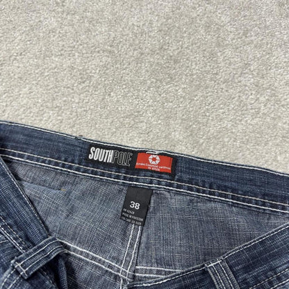 Southpole baggy denim shorts y2k blue Skater / surf style baggy shorts