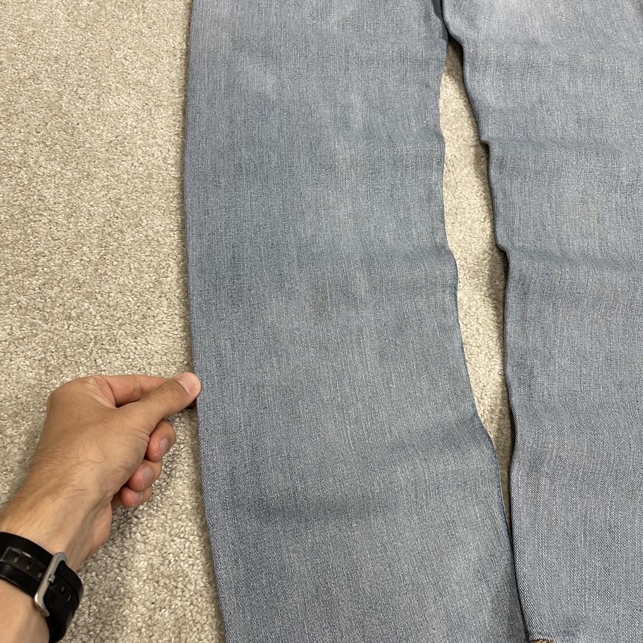 Y2K Levi’s 505 jeans W36L32 washed blue Straight fit 5 pocket belt loops red tab logo