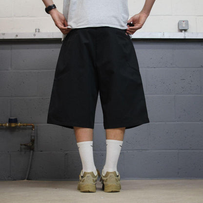Dickies baggy chino shorts carpenter black Chino style skater shorts long wide leg festival