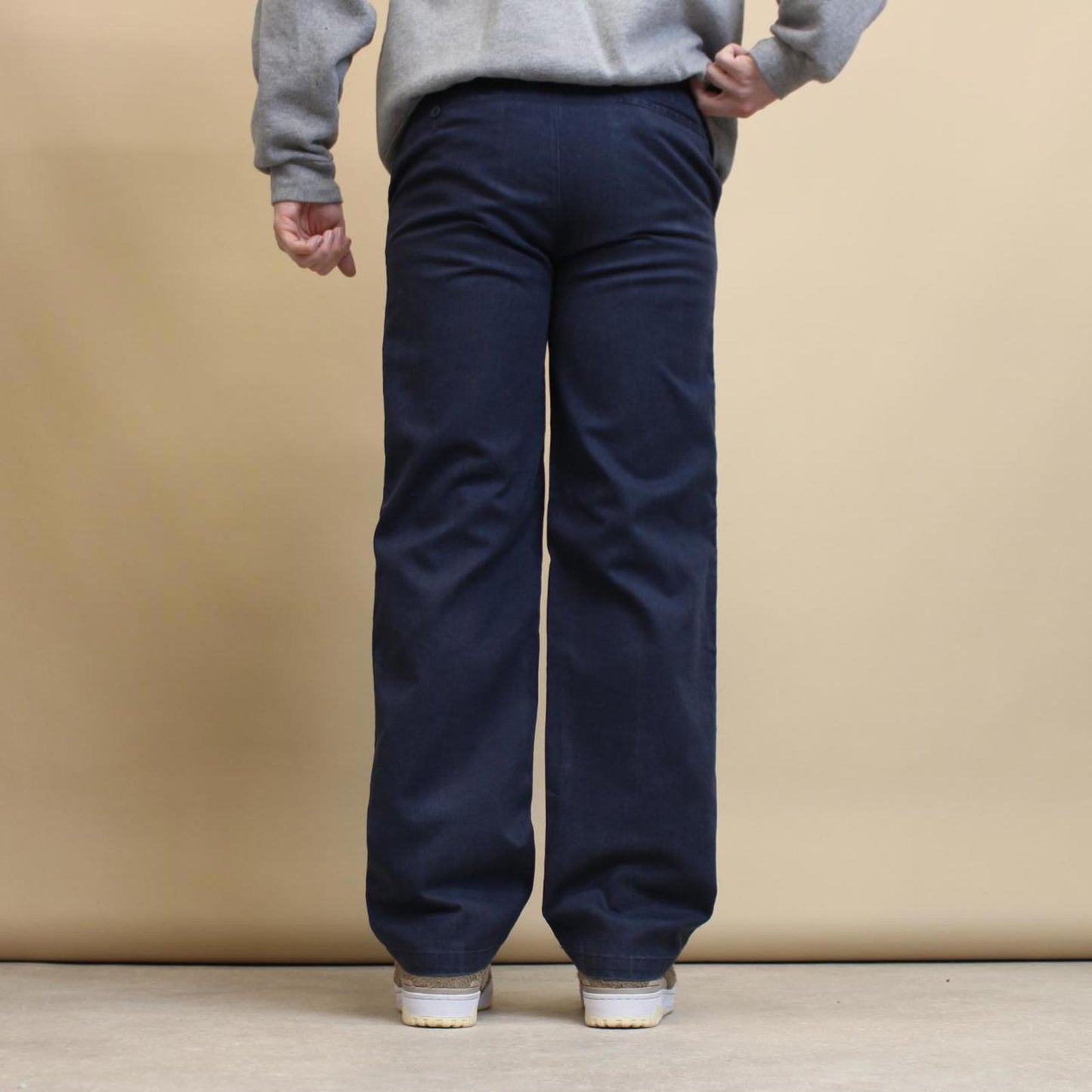 Navy Dickies trousers size 18 (W30) twill chino style pants tab logo