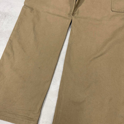 Khaki Wrangler carpenter pants W40L32 loose cargo skater style jeans