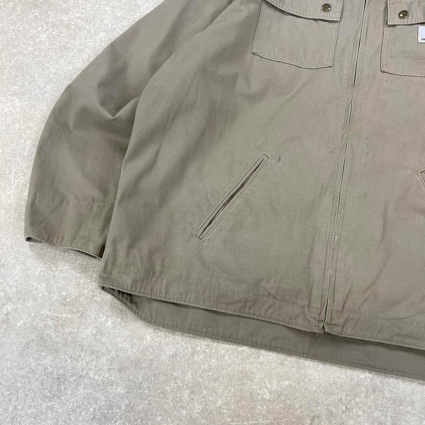Beige Carhartt jacket XL regular American USA workwear