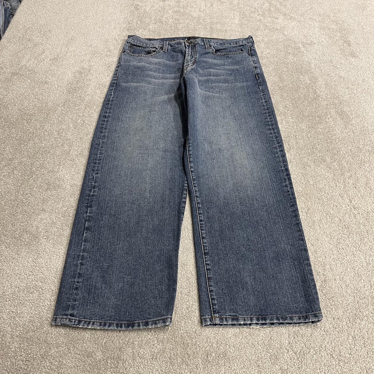 Y2K Sean John baggy jeans blue denim W36L30 Garvey loose fit surf style pants