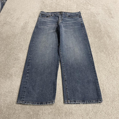 Y2K Sean John baggy jeans blue denim W36L30 Garvey loose fit surf style pants
