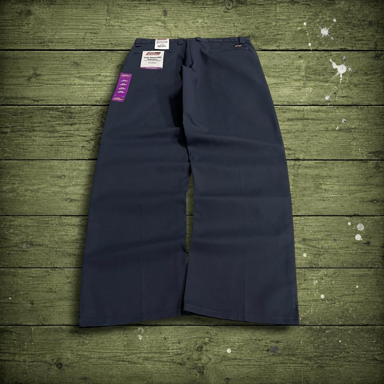 Dickies work pants W34L32 navy regular fit Twill chino style skate work trousers