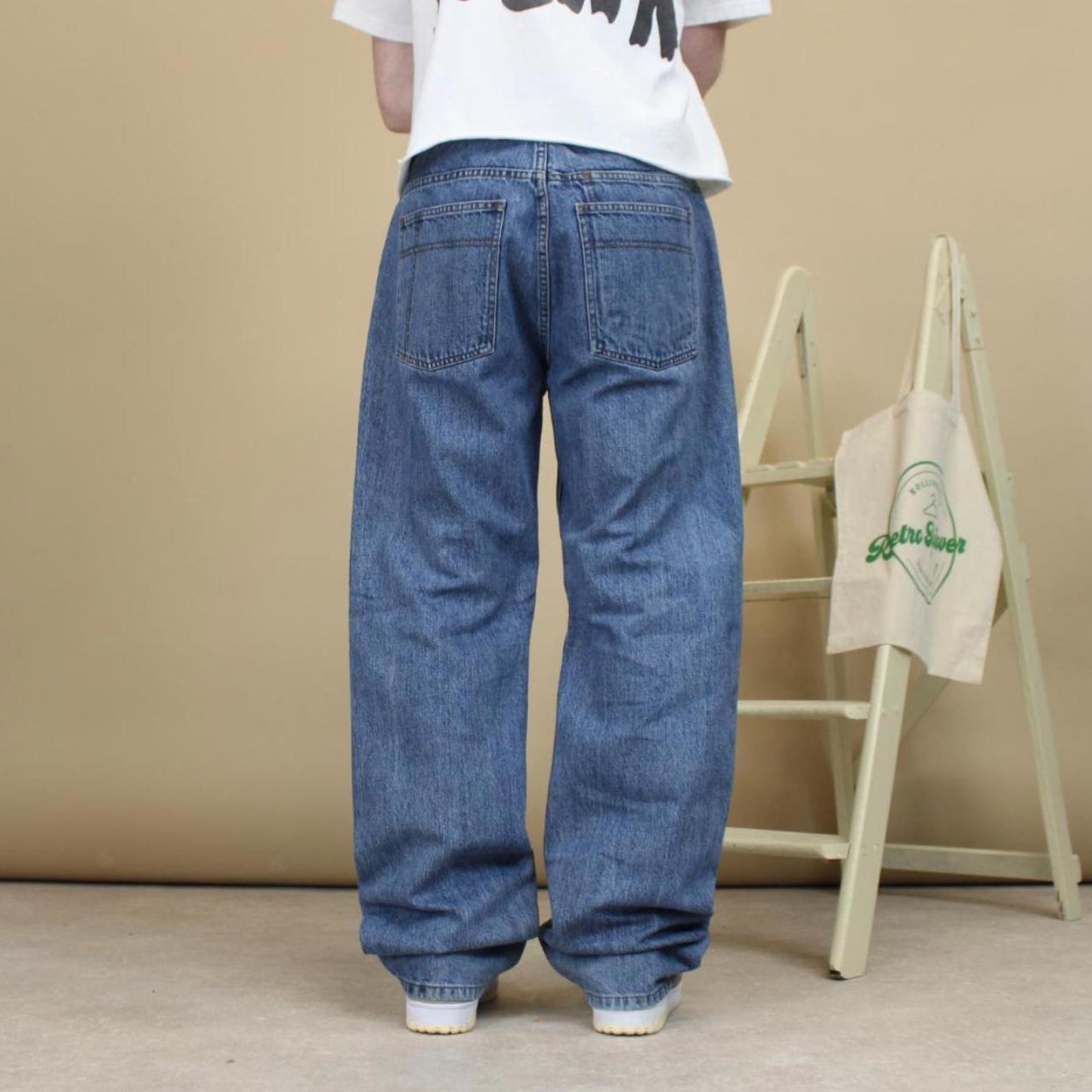 Blue embroidered Sean John jeans W36 L33 loose denim Y2K skater style jeans