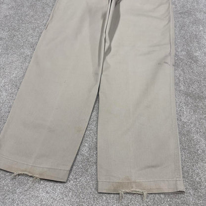 Baggy Carhartt work pants W38L31 beige loose skate pants