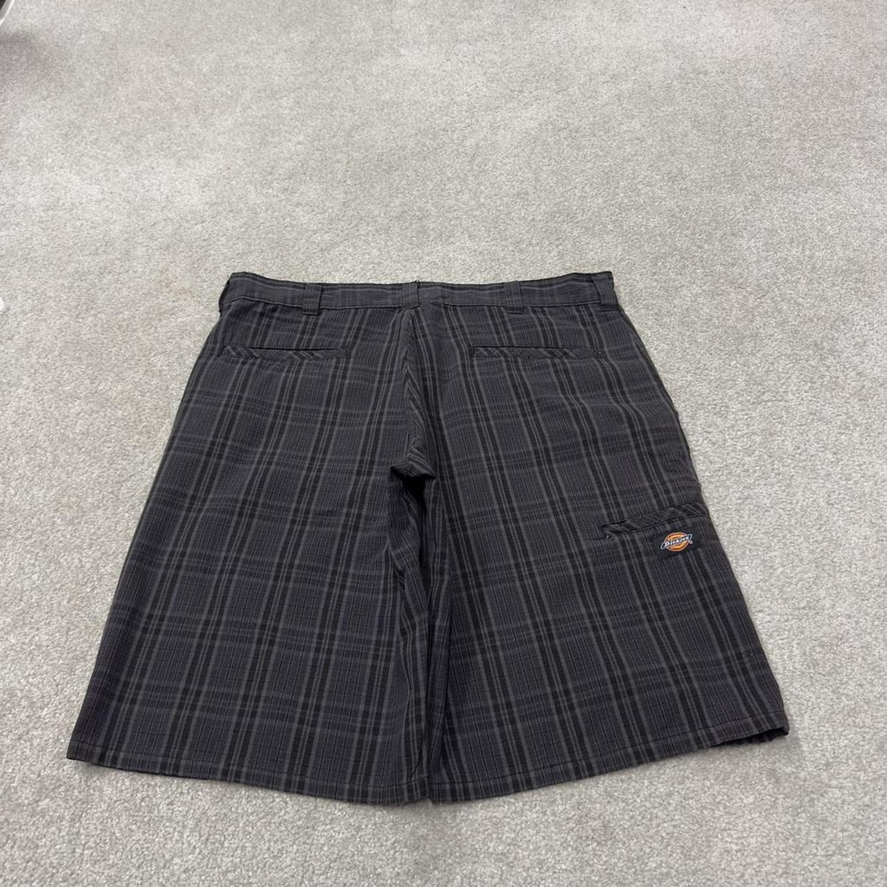 Dickies checkered chino shorts carpenter grey black Chino skater / surf shorts loose fit festival