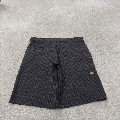 Dickies checkered chino shorts carpenter grey black Chino skater / surf shorts loose fit festival