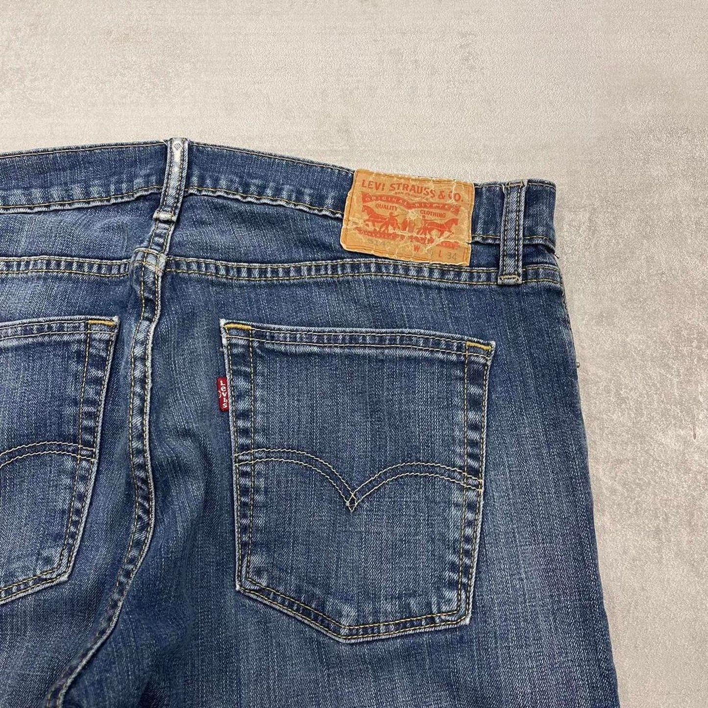 Blue Levi's 514 jeans W36L33