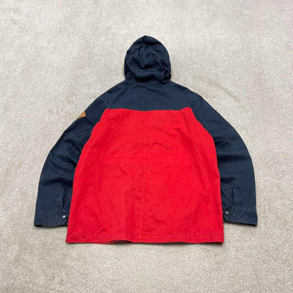 00s Quiksilver technical parka jacket L men's y2k style hooded lightweight coat